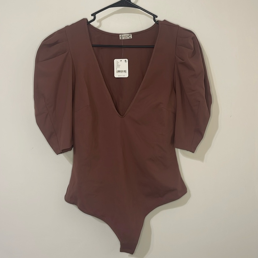 NWT FREE PEOPLE Va Va Voop Bodysuit